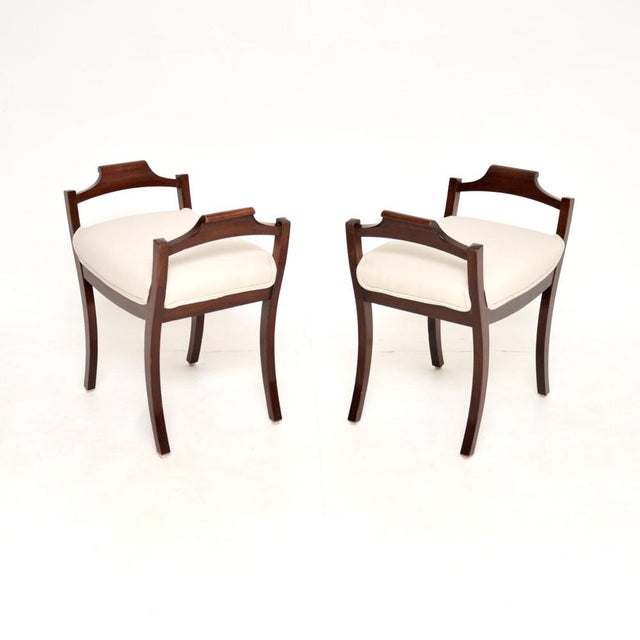 Antique Swedish Stools, 1900s, Set of 2 For Sale - Image 4 of 9