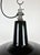 Mid-Century Modern Industrial Black Enamel Hanging Lamp from Reluma, 1950s For Sale - Image 3 of 18