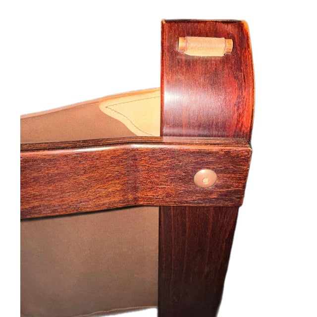 Maroon Focus Armchairs in Leather from Bramin Møbler, 1970s, Set of 2 For Sale - Image 8 of 11