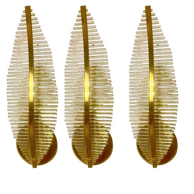 Murano Glass Wall Light attributed to Gaetano Sciolari, Italy, 1970s For Sale - Image 6 of 8
