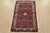Cabin Hamedan Rug 2’9” X 4’2” Red Wool Vintage Tribal Hand-Knotted Oriental Carpet For Sale - Image 3 of 10