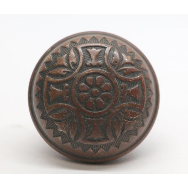 This Vernacular style four fold door knob was made by Sargent in the 1890 catalog. It is part of the H-26100 group. Priced...
