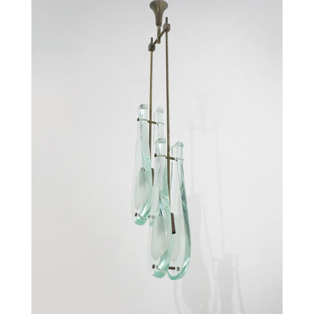 Metal Model 2259/2 Pendant Lamp by Max Ingrand for Fontana Arte, 1960s For Sale - Image 7 of 18