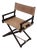 Vintage Bamboo and Leather Director's Chair from McGuire, 1950s For Sale
