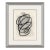 Black Swirl No. 6 Framed Art Print by David Phoenix For Sale