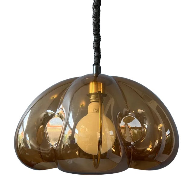 Mid-Century Modern Space Age Pendant Light from Herda, 1970s For Sale