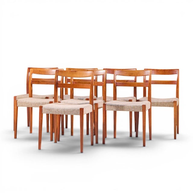 Mid-Century Modern Nils Jonsson for Troeds Garmi Mid Century Swedish Teak Dining Chairs - Set of 8 For Sale - Image 3 of 11