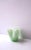 Green and White Handkerchief Art Glass Vase For Sale - Image 9 of 12