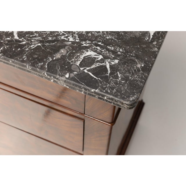 Brown Antique Mahogany Commode, 1880 For Sale - Image 8 of 9