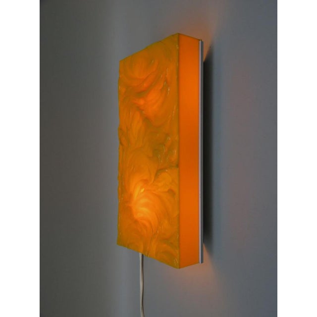 Metal Pop Art Wall Lights in Yellow from Uwe Mersch Design, 1970s, Set of 4 For Sale - Image 7 of 18