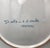 2000 - 2009 Di Cotte E Di Crude Trapani Sicilian Hand-Painted Windmill Ceramic Wall Platter For Sale - Image 5 of 6