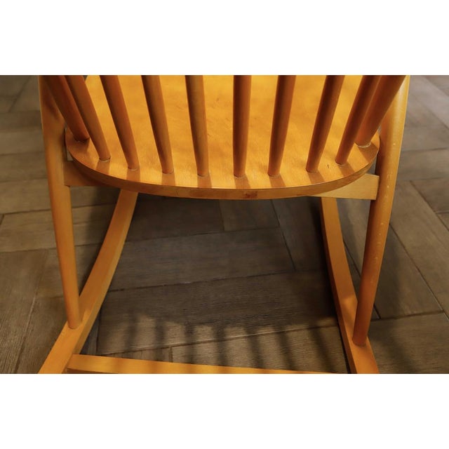 Rocking Chair from Varjonen Puunjalostus, 1960s For Sale - Image 9 of 13