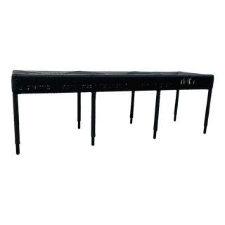 Arteriors Organic Modern Black Fincher Bench For Sale