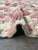 Textile Pink Textured Checkered Rug - 9.4 X 8 Ft For Sale - Image 7 of 8