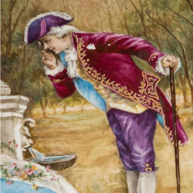 Large 19th Century Porcelain Dishes, Limoges, Set of 2 For Sale - Image 9 of 13