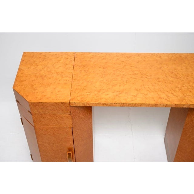 Art Deco Birdseye Maple Dressing Table, 1930 For Sale - Image 9 of 11