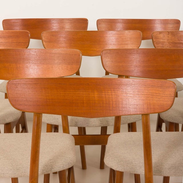 Danish Teak Dining Chairs from Farstrup Møbler, Denmark, 1960s, Set of 10 For Sale - Image 6 of 18
