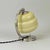 Metal Art Deco Nickel and Opaline Table Lamp, Germany, 1930s For Sale - Image 7 of 16