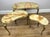 Vintage French Nested Tables in Marble, Onyx, and Brass, Set of 3 For Sale - Image 18 of 18