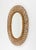 Mid-Century Modern Rattan and Bamboo Oval Wall Mirror by Franco Albini, Italy, 1960s For Sale - Image 6 of 12