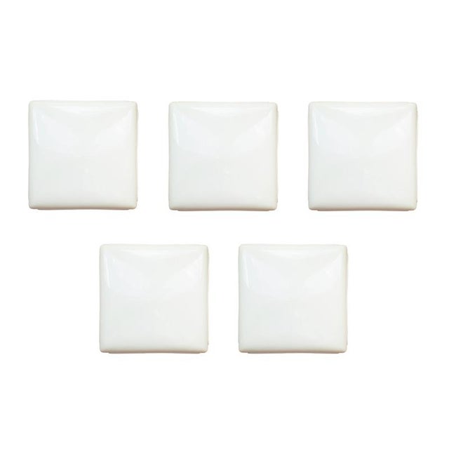 Vintage Plastic Cnosso Wall Lights by A. Mangiarotti for Artemide, 1969, Set of 5 For Sale - Image 6 of 12