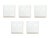 Vintage Plastic Cnosso Wall Lights by A. Mangiarotti for Artemide, 1969, Set of 5 For Sale - Image 6 of 12