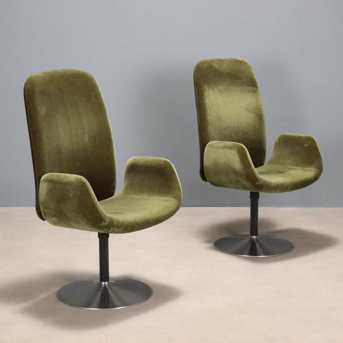 Vintage Chairs with Foam Padding, 1970s, Set of 2 For Sale - Image 11 of 11