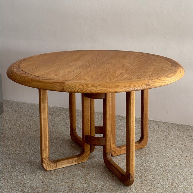 Elevate your dining space with this stunning Post-Modern / Craftsman dining table. Beautifully handmade, this...