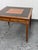 Scarborough House Leather Top Crotch Mahogany Game Table For Sale In San Francisco - Image 6 of 12