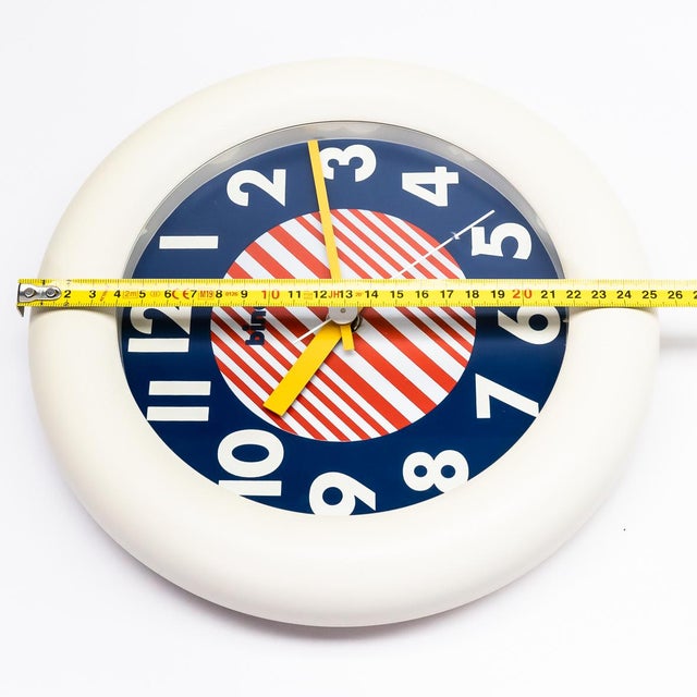 Bino Quartz Wall Clock, 1980s For Sale - Image 9 of 10