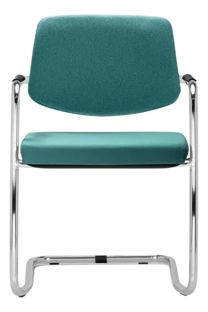 Host Visitor Chair in Chromed Metal by Quinti Sedute