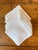 Vintage Hemstitched Linen Cocktail Napkins, Set 12.
