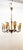 Vintage Chandelier with Parchment Fans For Sale - Image 14 of 18