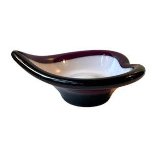 Purple Murano Glass Dish from Seguso, 1970s For Sale