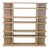 West Elm Wallace Modern Wooden Bookshelf With Open Shelving Design For Sale