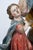 Antique 18th Century Polychrome Wooden Sculpture Depicting the Mystical Dream of Saint Joseph, Naples For Sale - Image 3 of 6