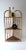 Wicker Bamboo Corner Wall or Floor Shelf Étagère For Sale - Image 4 of 17
