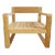 Outdoor Modern Teak Club Chair For Sale
