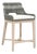 Tapestry Olefin Fabric Outdoor Counter Stool by Essentials for Living For Sale