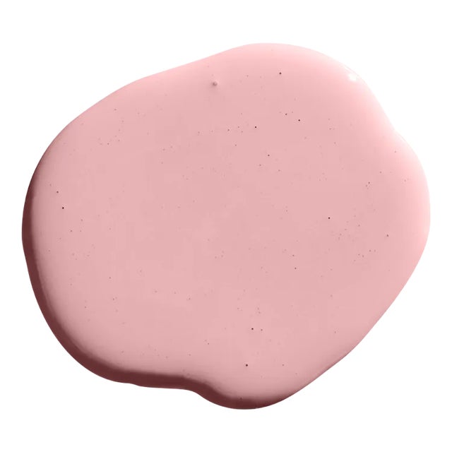 A true, bright pink. Looks pink, is pink, sounds like the Beach Boys on Benedryl. ackdrop is The New Way to Paint....