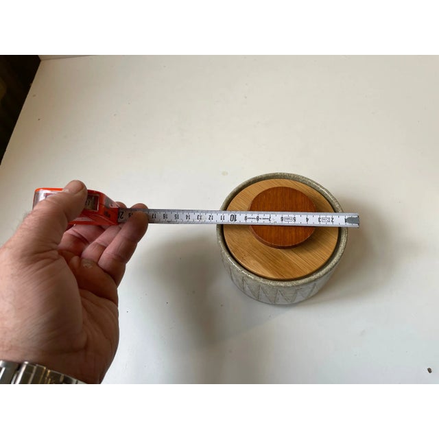 Ceramic Shark Teeth Jar by Anne & Per Linnemann-Schmidt for Palshus, 1970s For Sale - Image 4 of 7