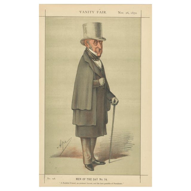 Vanity Fair, Men of the Day No. 14, 1870, Paper For Sale - Image 10 of 10