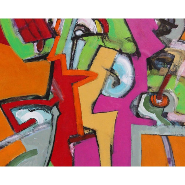 Abstract Mixed Media Painting by James L. Bruch For Sale - Image 9 of 9