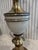 Hollywood Regency Vintage Hollywood Regency Brass and Enamel Table Lamp For Sale - Image 3 of 9