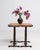 Mid-Century Modern 1970s Pair Of Oak Side Tables With Iron Base For Sale - Image 3 of 15