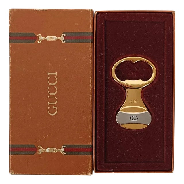 Bottle Opener in Original Packaging from Gucci, Italy, 1970s For Sale
