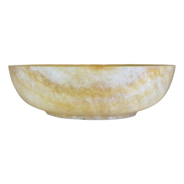 Large Natural Onyx Bowl For Sale