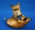 Vintage Hard Porcelain Fox Cubs Figurine by Fritz Heidenreich for Rosenthal, 1930s For Sale - Image 3 of 18