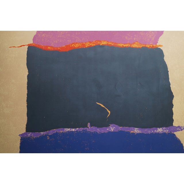 1970s Theodoros Stamos Infinity Field Screen Print - Signed & Numbered For Sale - Image 4 of 5