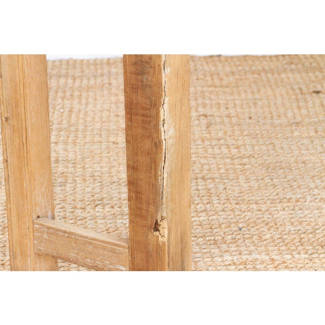 Antique Rajasthani Carved Beam Console Table For Sale - Image 9 of 11